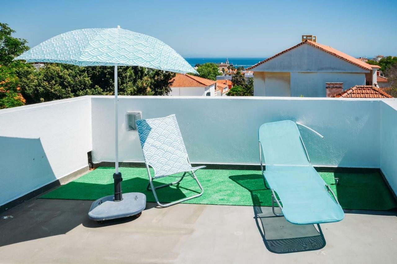 Amazing Seaview With Terrace - 5Min From The Beach Apartment Cascais Exterior foto